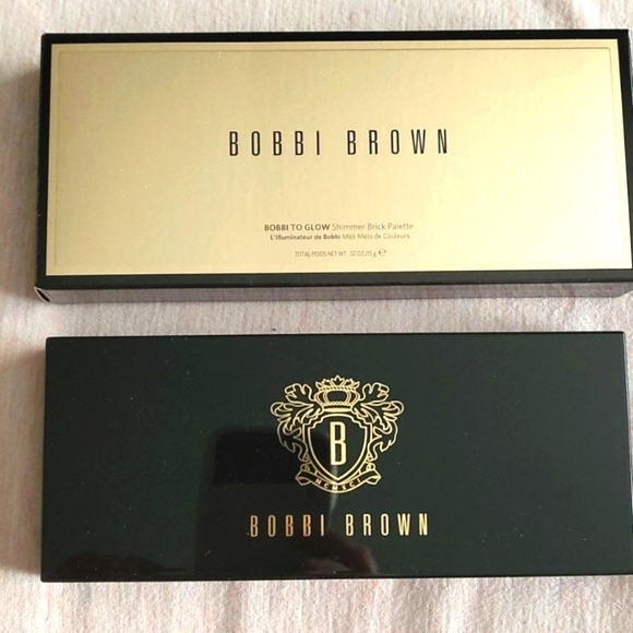 NIB Bobbi Brown Bobbi to glow shimmer brick palette limted ed blush highlighter - Picture 5 of 11